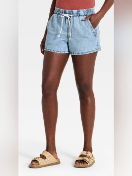 Universal Thread Pants - Universal Thread Women mid-rise Denim Beach Shorts Size M